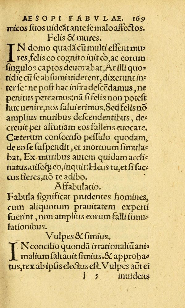 Scan 0177 of Aesopi Phrygis fabvlæ Graece et Latine