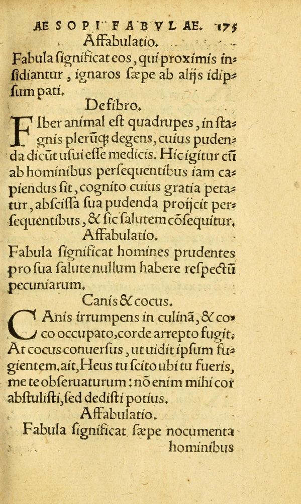 Scan 0183 of Aesopi Phrygis fabvlæ Graece et Latine