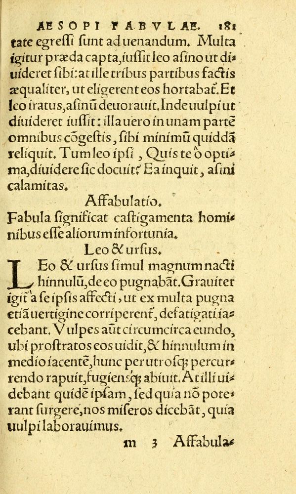 Scan 0189 of Aesopi Phrygis fabvlæ Graece et Latine