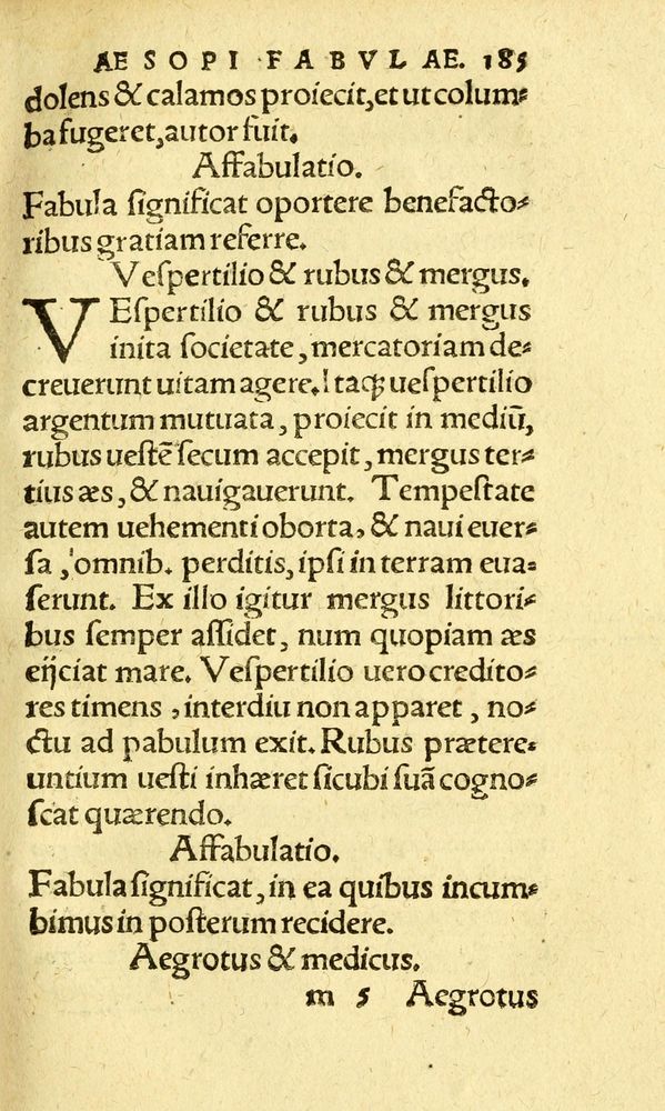 Scan 0193 of Aesopi Phrygis fabvlæ Graece et Latine