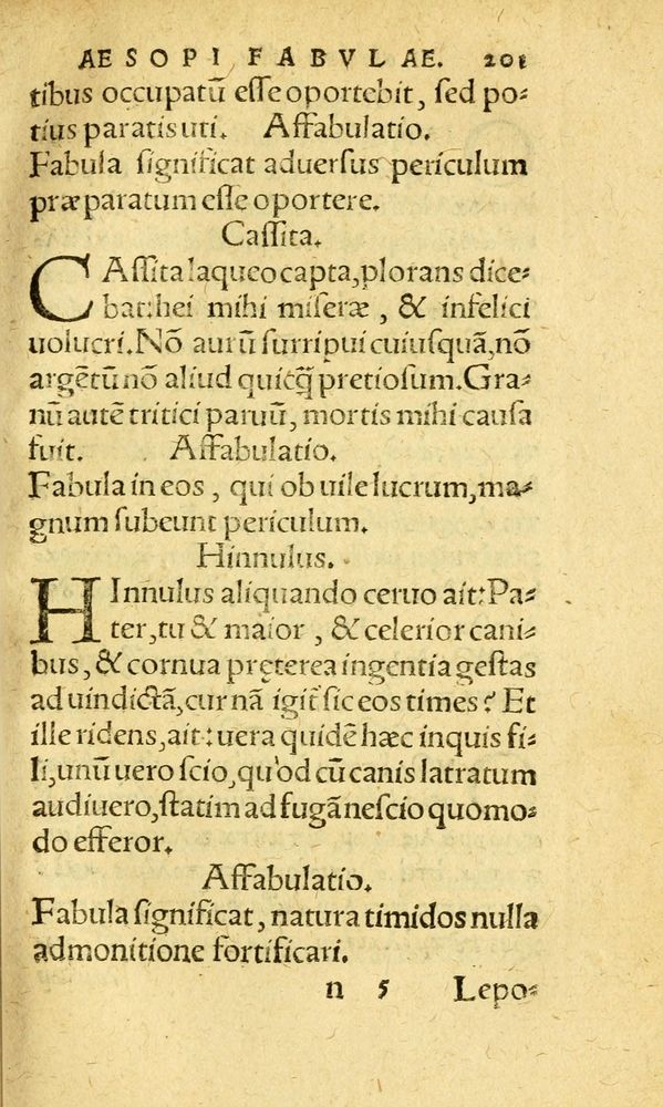 Scan 0209 of Aesopi Phrygis fabvlæ Graece et Latine