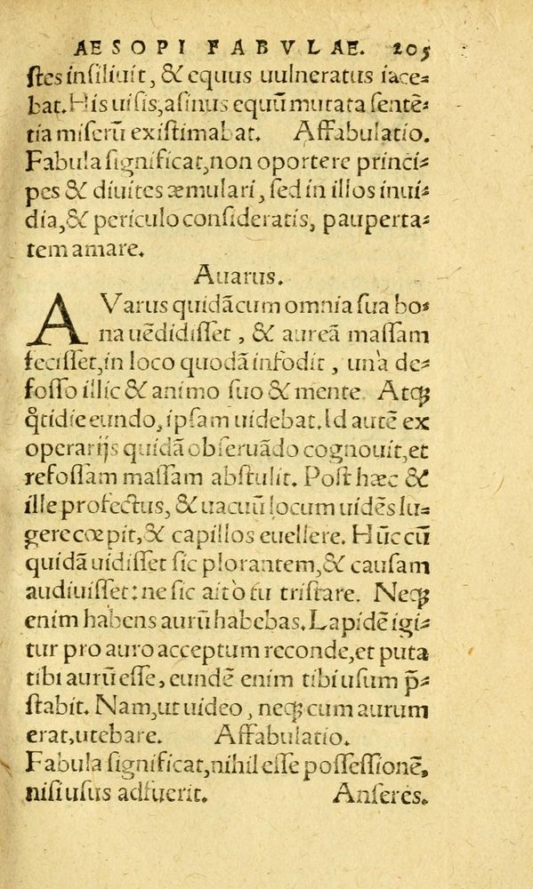 Scan 0213 of Aesopi Phrygis fabvlæ Graece et Latine