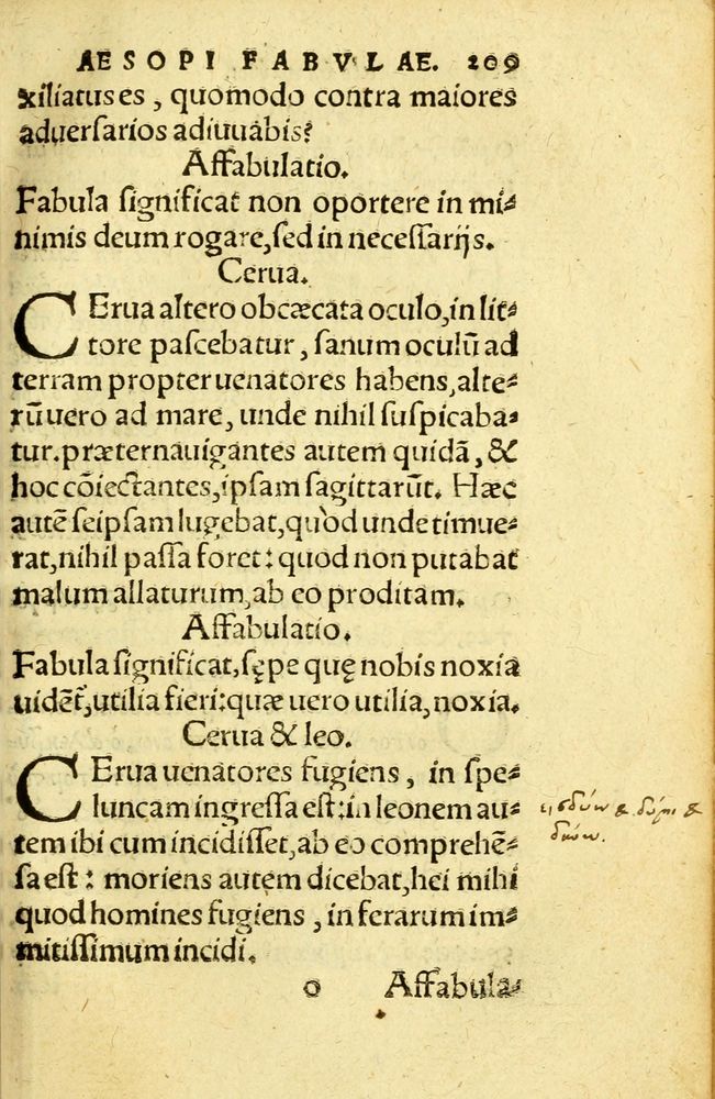 Scan 0217 of Aesopi Phrygis fabvlæ Graece et Latine