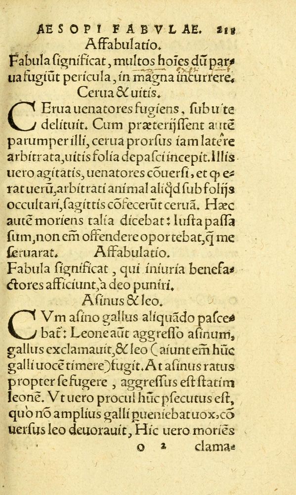 Scan 0219 of Aesopi Phrygis fabvlæ Graece et Latine