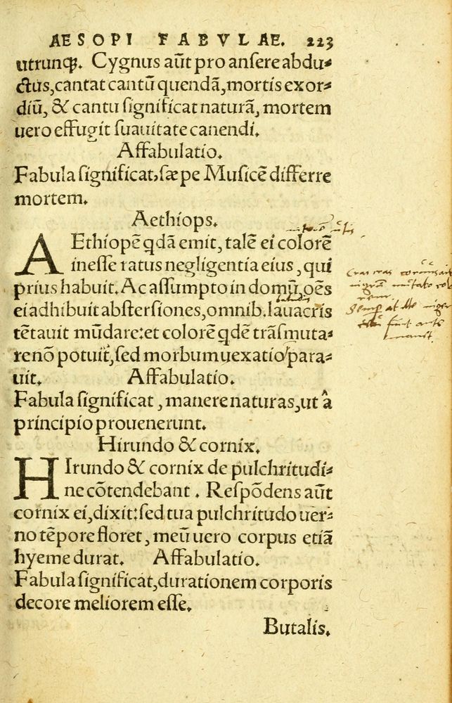 Scan 0231 of Aesopi Phrygis fabvlæ Graece et Latine