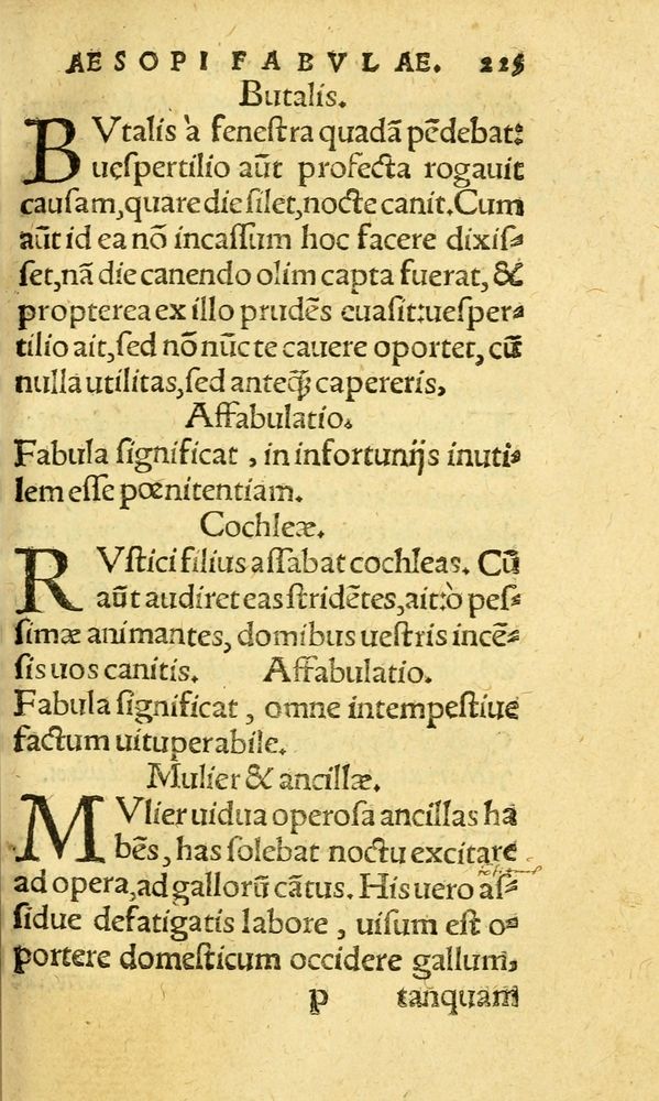 Scan 0233 of Aesopi Phrygis fabvlæ Graece et Latine