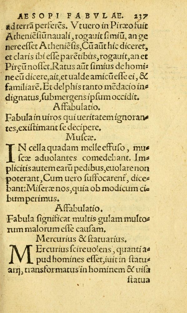 Scan 0245 of Aesopi Phrygis fabvlæ Graece et Latine