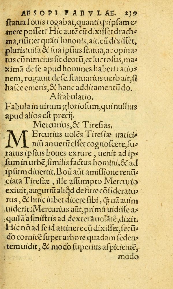 Scan 0247 of Aesopi Phrygis fabvlæ Graece et Latine