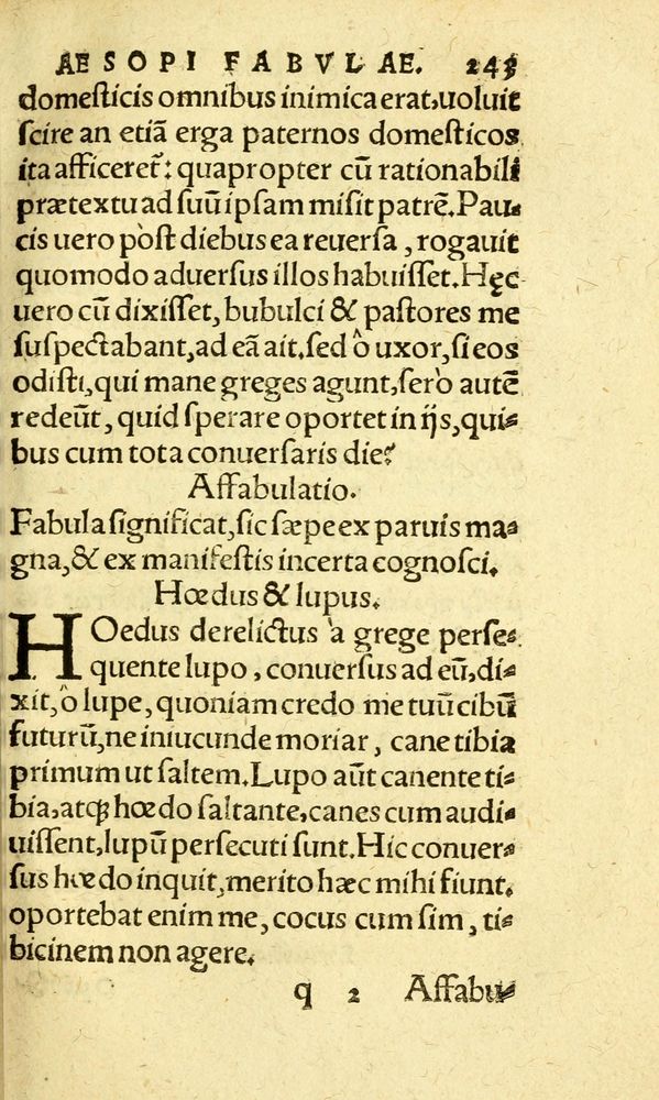 Scan 0251 of Aesopi Phrygis fabvlæ Graece et Latine