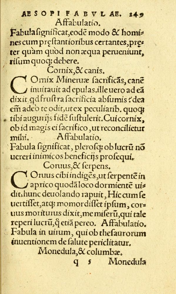 Scan 0257 of Aesopi Phrygis fabvlæ Graece et Latine