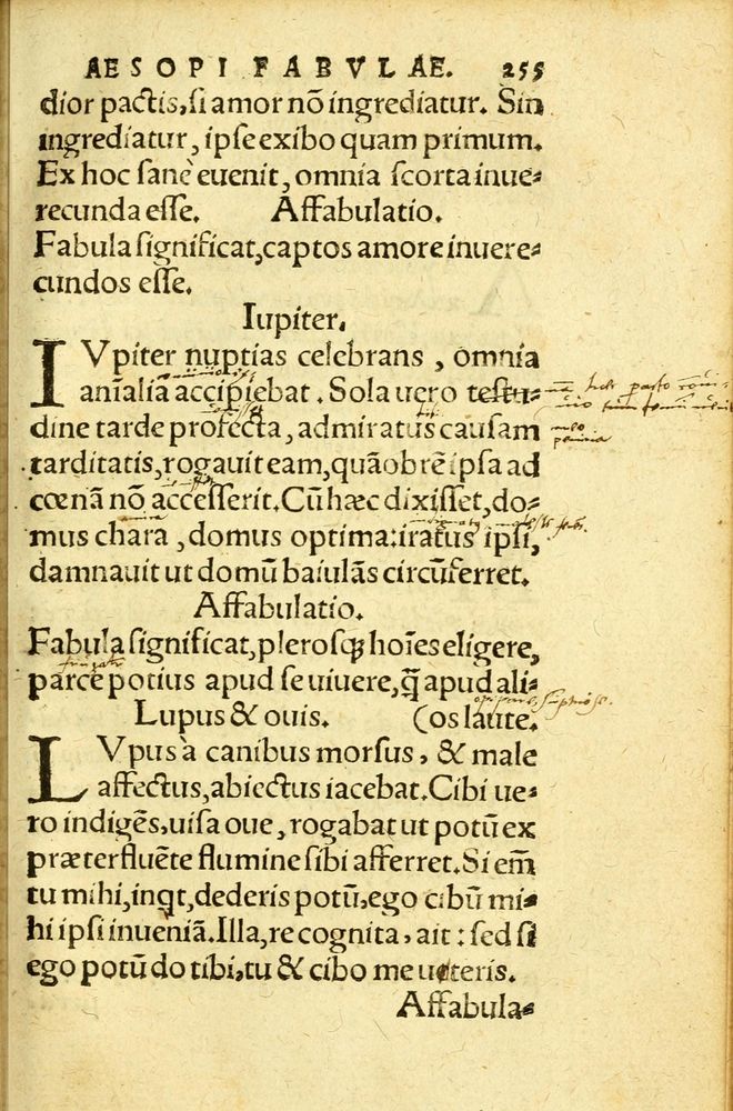 Scan 0263 of Aesopi Phrygis fabvlæ Graece et Latine