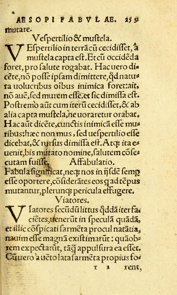 Scan 0267 of Aesopi Phrygis fabvlæ Graece et Latine
