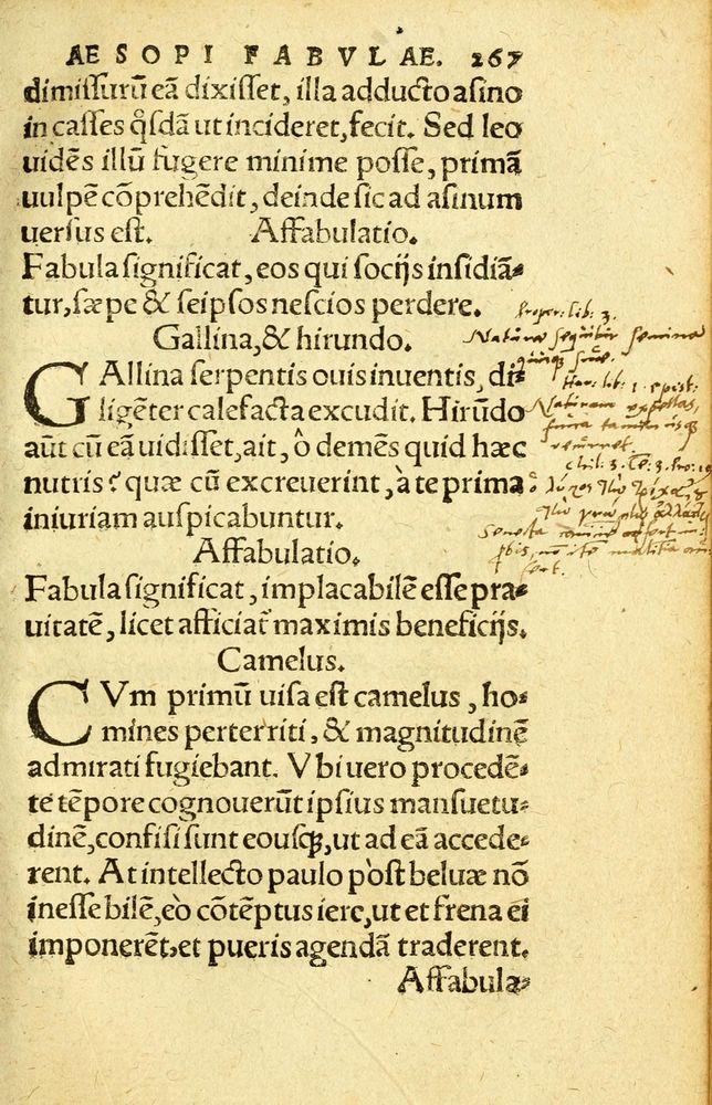 Scan 0275 of Aesopi Phrygis fabvlæ Graece et Latine