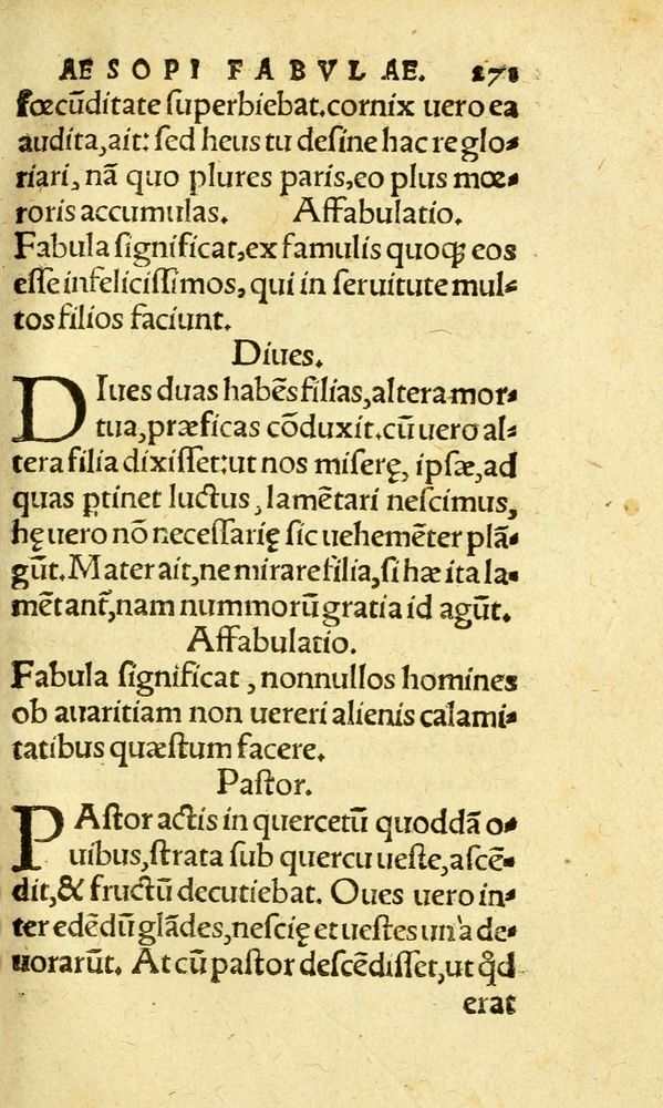 Scan 0279 of Aesopi Phrygis fabvlæ Graece et Latine