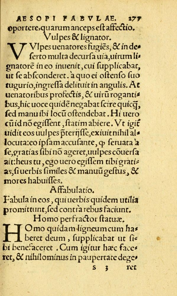 Scan 0285 of Aesopi Phrygis fabvlæ Graece et Latine