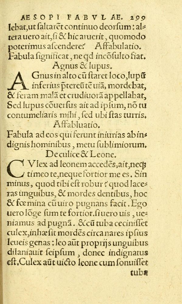 Scan 0307 of Aesopi Phrygis fabvlæ Graece et Latine