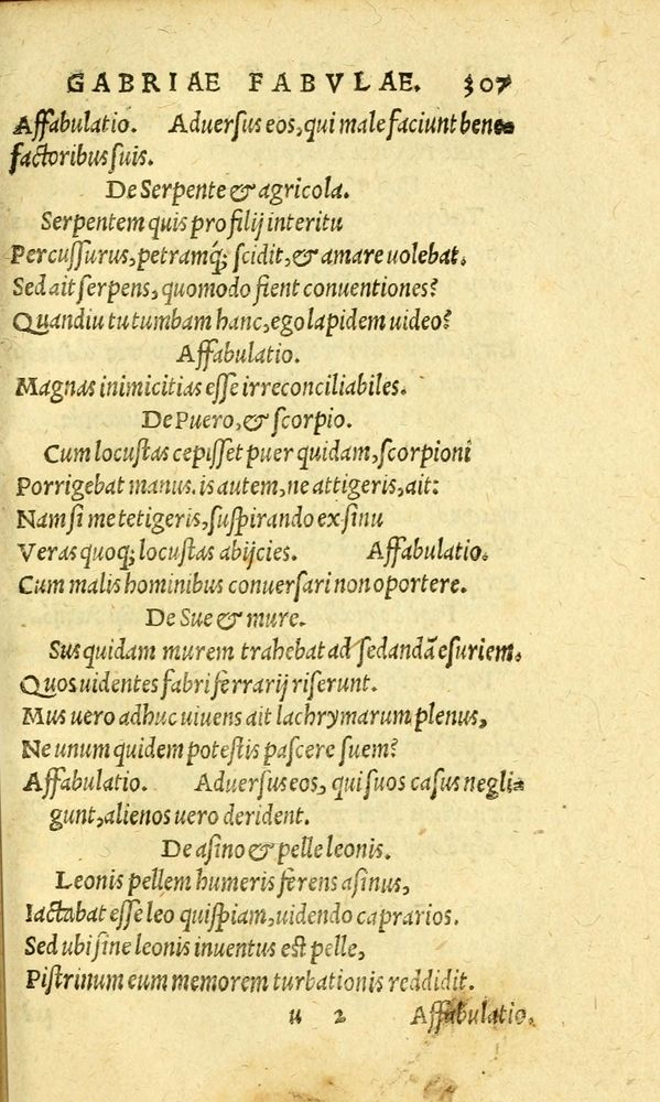 Scan 0315 of Aesopi Phrygis fabvlæ Graece et Latine