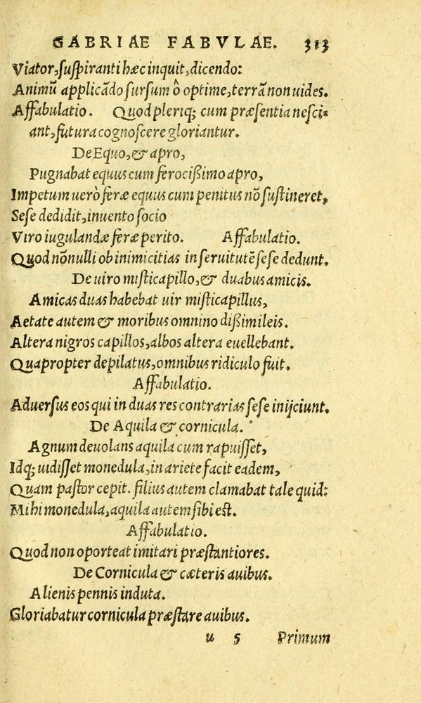 Scan 0321 of Aesopi Phrygis fabvlæ Graece et Latine