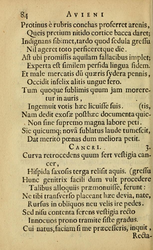 Scan 0088 of Fabulæ Æsopi Graecè & Latinè, nunc denuo selectæ