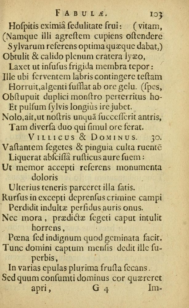 Scan 0107 of Fabulæ Æsopi Graecè & Latinè, nunc denuo selectæ