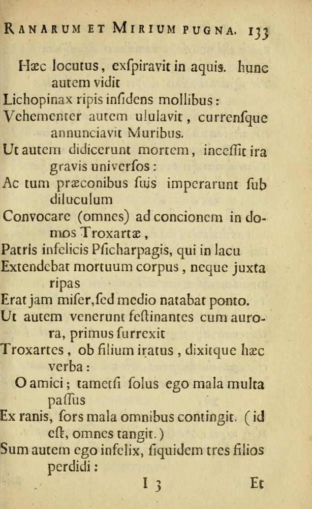 Scan 0137 of Fabulæ Æsopi Graecè & Latinè, nunc denuo selectæ