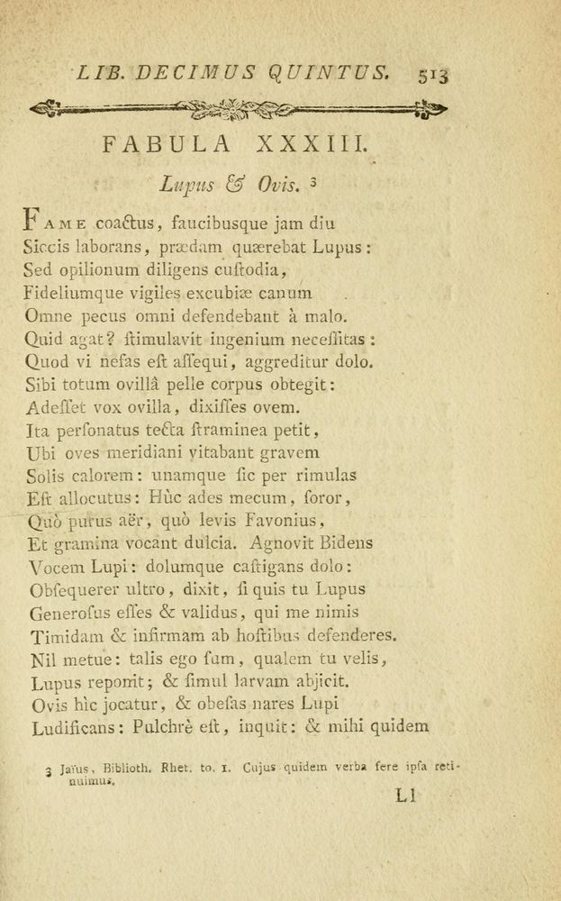 Scan 0245 of Fabulae Aesopiae curis posterioribus omnes fere, emendatae