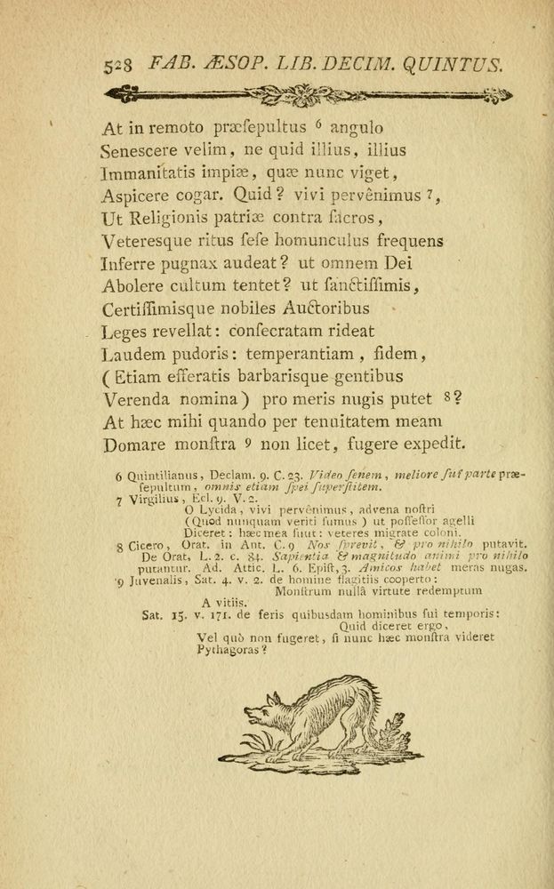 Scan 0260 of Fabulae Aesopiae curis posterioribus omnes fere, emendatae