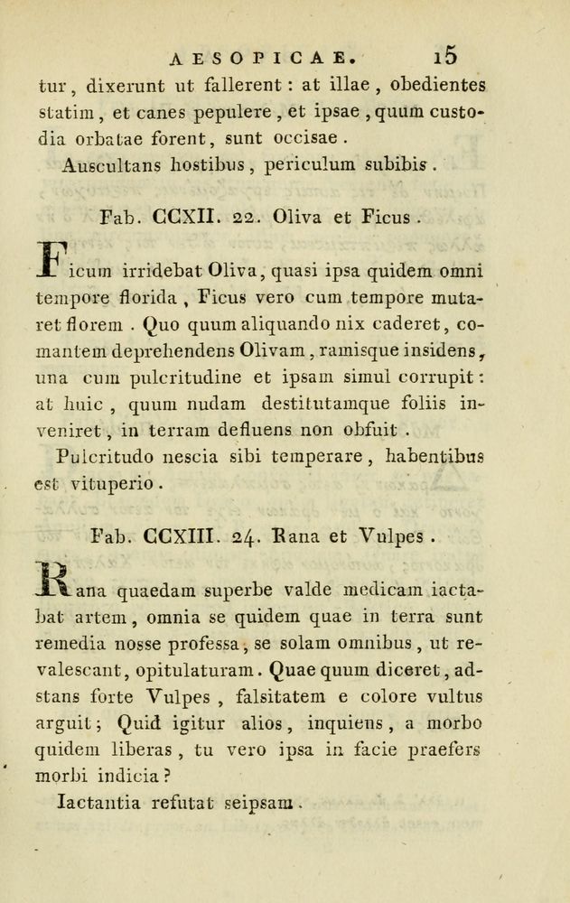 Scan 0385 of Fabvlae aesopicae qvales ante Planvdem ferebantvr ex vetvsto cod