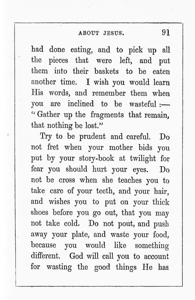 Scan 0095 of Sabbath talks about Jesus