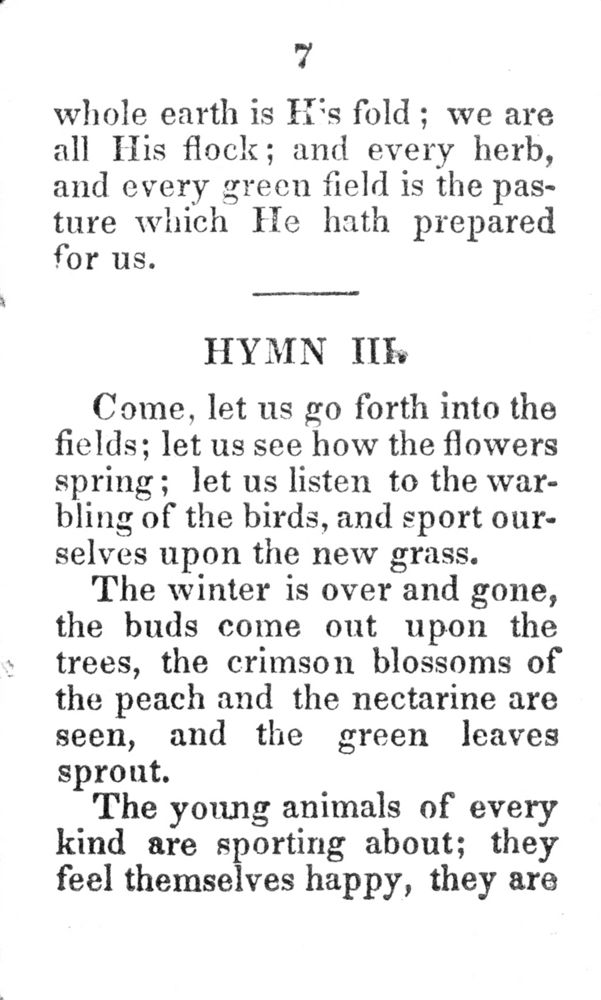 Scan 0009 of Hymns for children in prose
