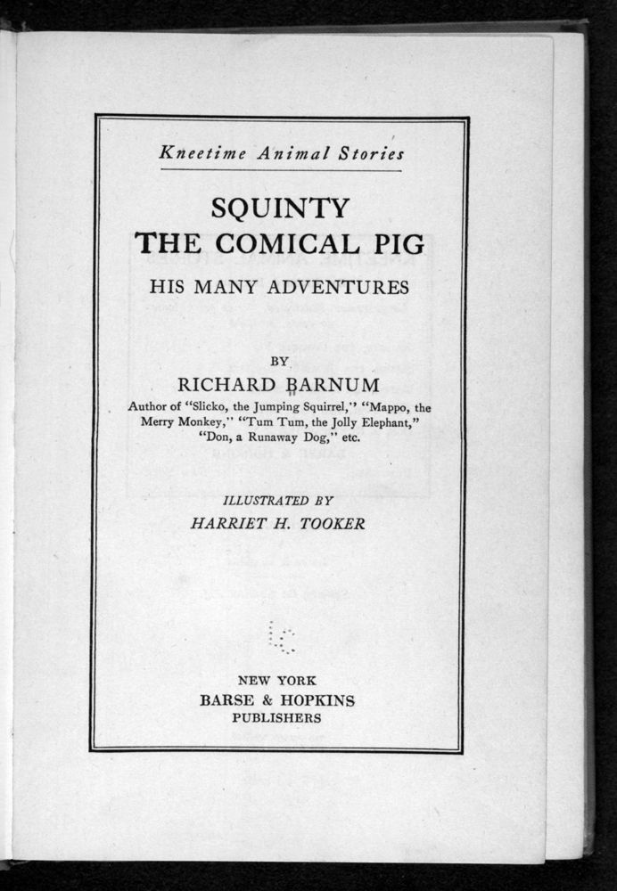 Scan 0007 of Squinty the comical pig, his many adventures