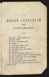 Thumbnail 0005 of A short catechism for young children