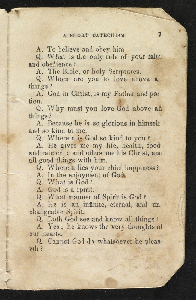 Scan 0009 of A short catechism for young children