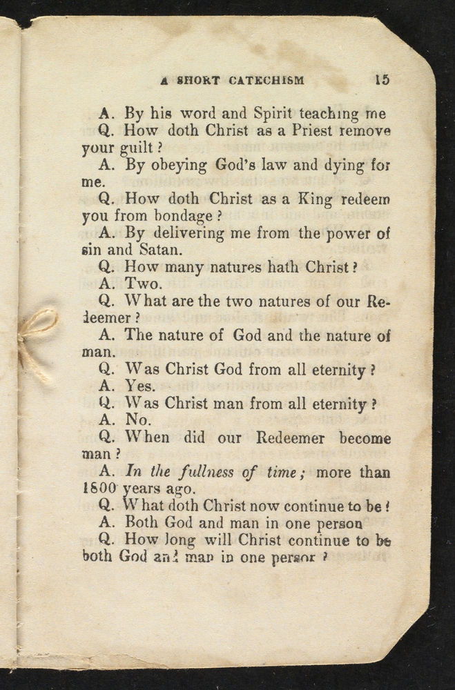 Scan 0017 of A short catechism for young children