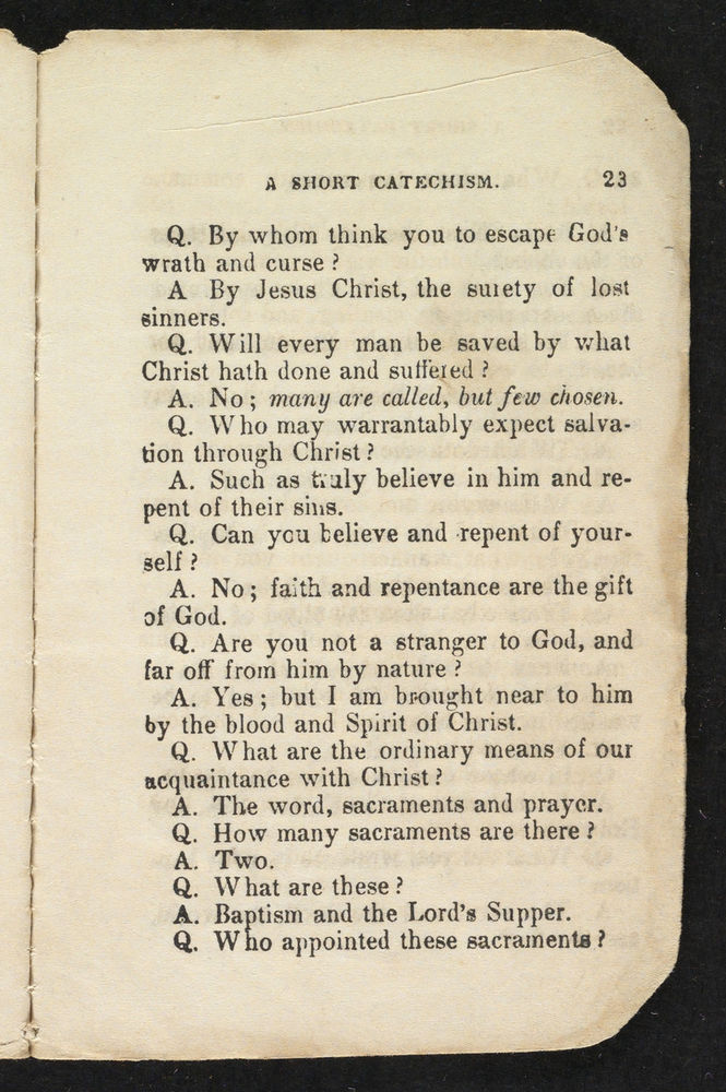 Scan 0025 of A short catechism for young children