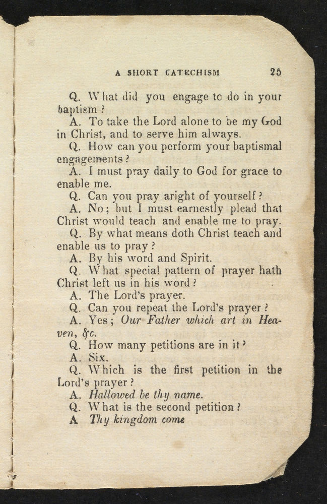 Scan 0027 of A short catechism for young children