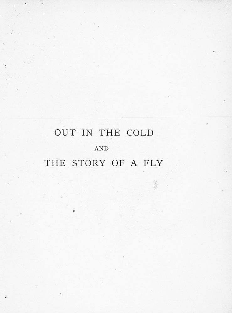 Scan 0003 of Out in the cold, and, The story of a fly