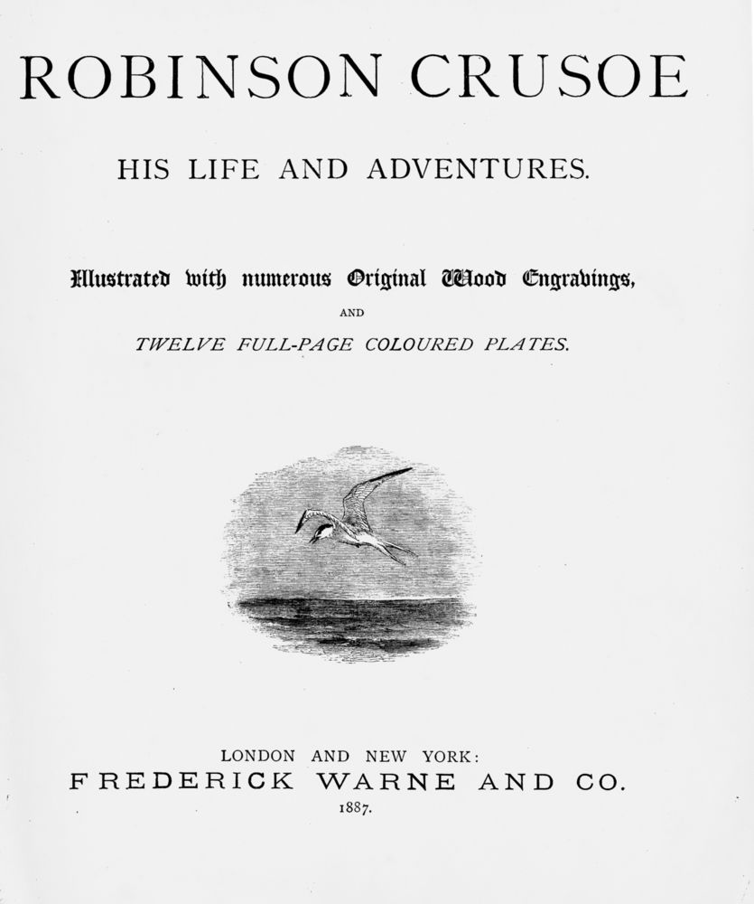 Scan 0004 of Robinson Crusoe, his life and adventures