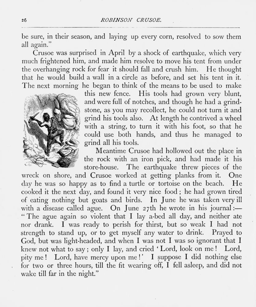 Scan 0026 of Robinson Crusoe, his life and adventures