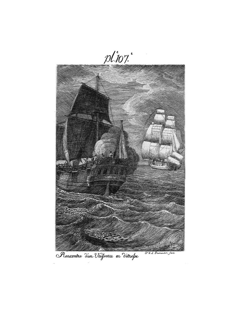Scan 0219 of Collection de cent-cinquante gravures représentant et formant une suite non interrompue des voyages et aventures surprenantes de Robinson Crusoé