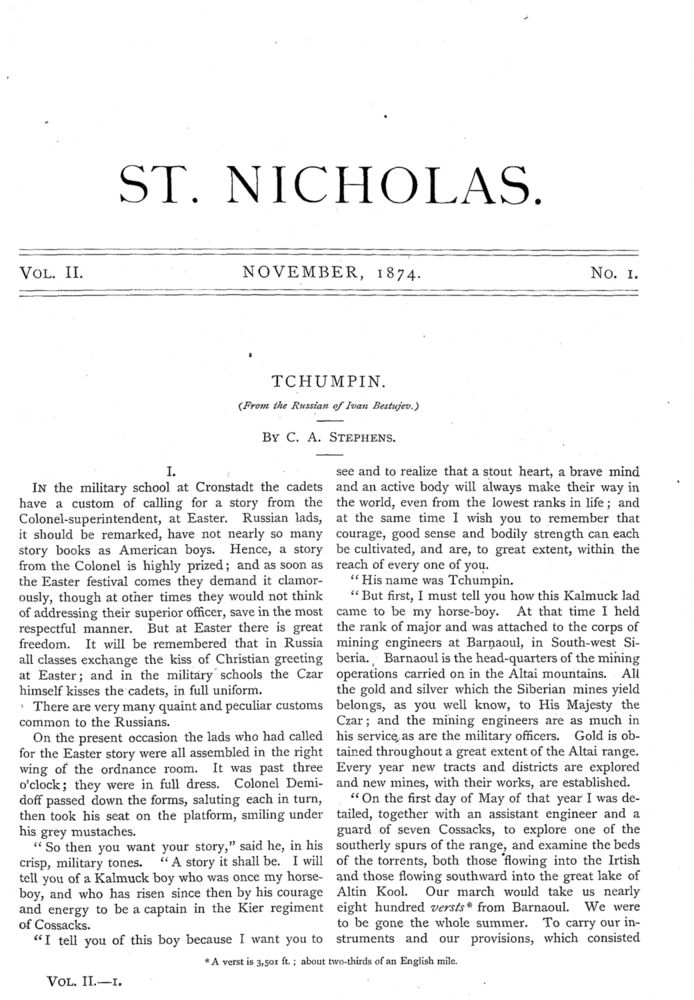 Scan 0003 of St. Nicholas. November 1874