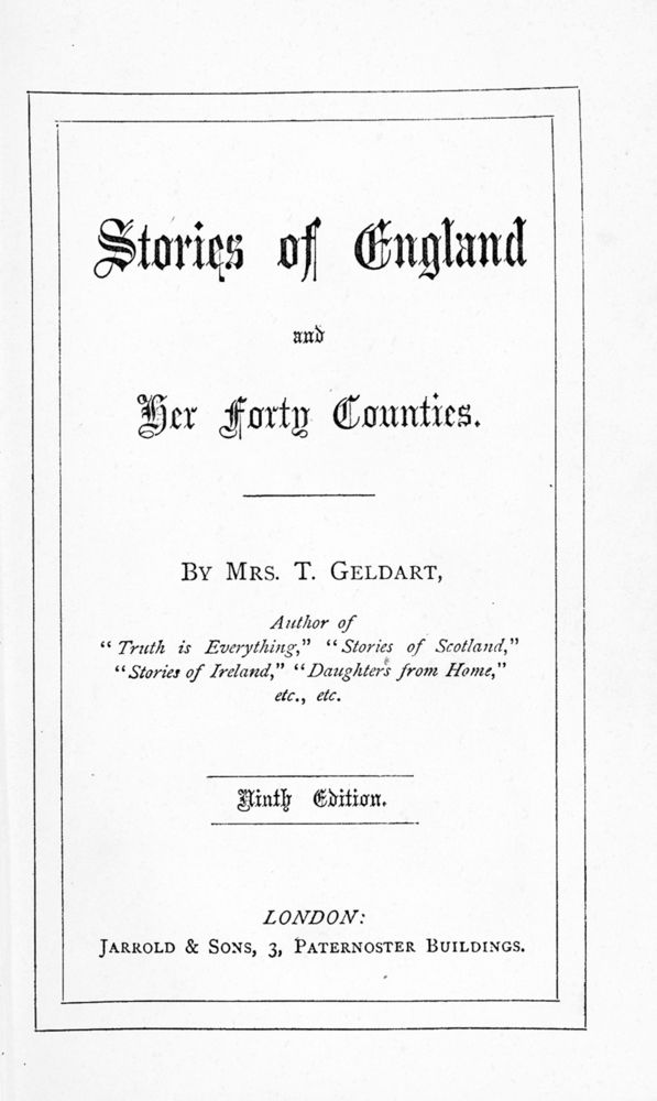 Scan 0006 of Stories of England and her forty counties