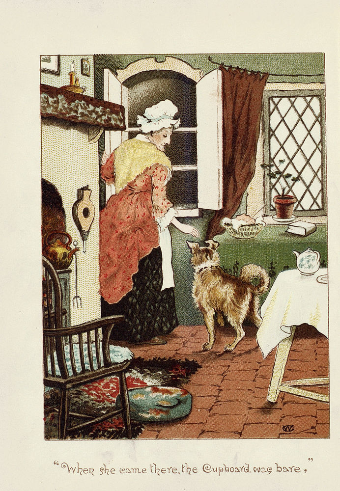 Scan 0005 of comic adventures of Old Mother Hubbard and her dog