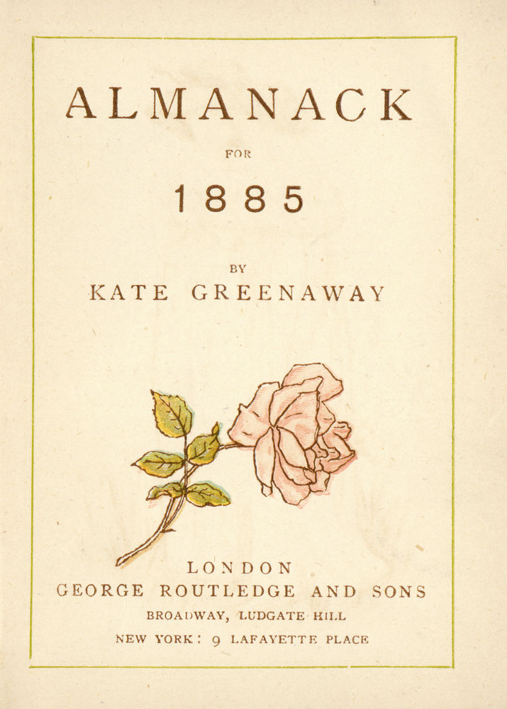 Scan 0006 of Almanack for 1885