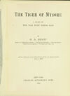 Thumbnail 0009 of The tiger of Mysore