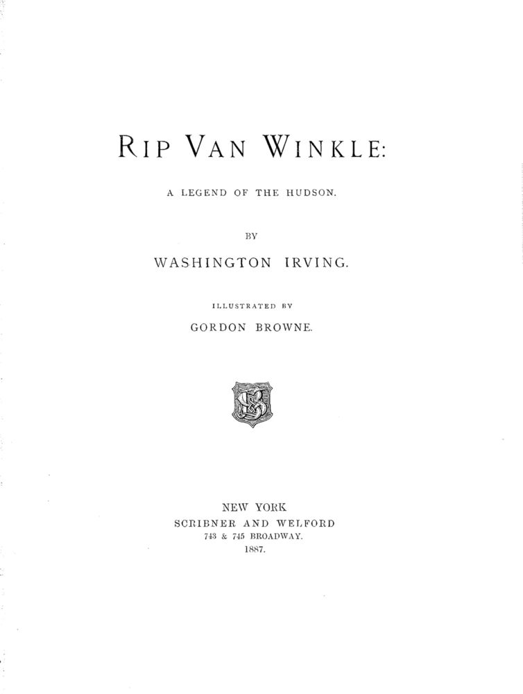 Scan 0007 of Rip Van Winkle