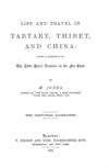 Thumbnail 0004 of Life and travel in Tartary, Thibet, and China