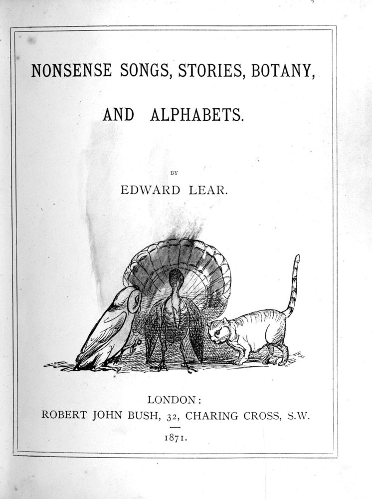 Scan 0005 of Nonsense songs, stories, botany, and alphabets
