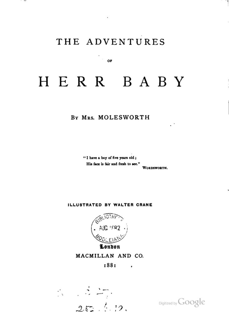 Scan 0011 of The adventures of Herr Baby