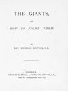 Thumbnail 0005 of The giants and how to fight them